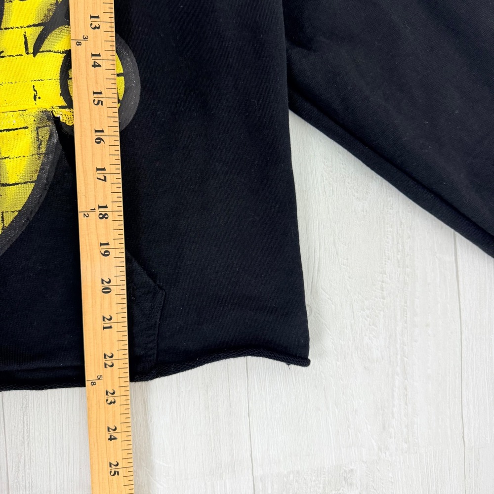 DNA MND GMZ Bart Simpson Graphic Hoodie M Black Cotton Boxy Cropped Streetwear - Picture 13 of 15